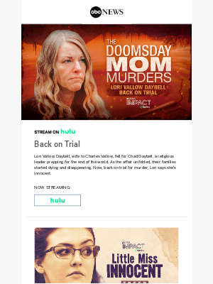 Shop Disney - Now Streaming | Lori Vallow Daybell: The Doomsday Mom Murders