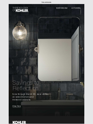 Kohler Co. - Save on Mirrors and Medicine Cabinets