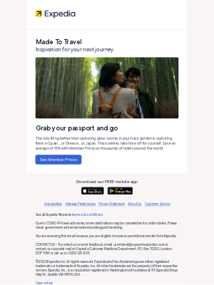 Expedia (UK) - Made To Travel: Summer abroad
