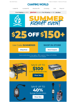 Gander Mountain - Final Days to Get $25 off $150+ ⏳