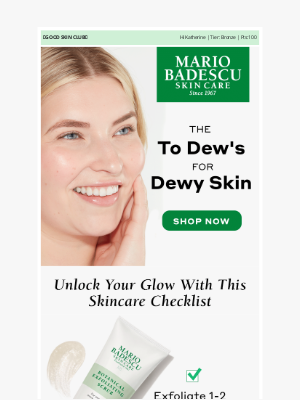 Mario Badescu Skin Care - Ready for a Hydrated, Dewy Glow?