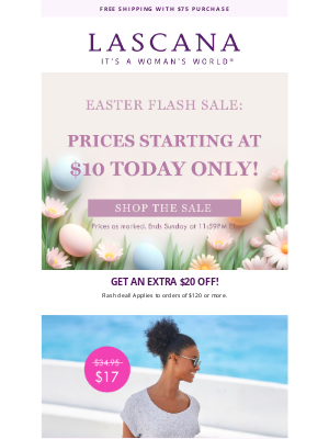 LASCANA USA - EASTER FLASH SALE: Starting at $10 today only!🌷