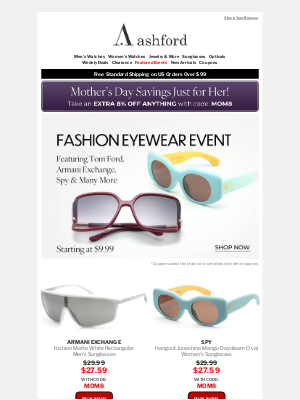 Ashford - Fashion Eyewear from the World’s Finest, Exceptionally Priced