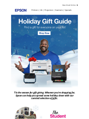 Epson - Introducing the 2024 Holiday Gift Guide