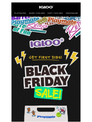 Igloo Coolers - Up to 40% off Black Friday cooler deals.⤵️