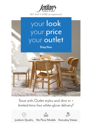 Jordan's Furniture - Shop entire dining sets for less + limited-time free delivery!†