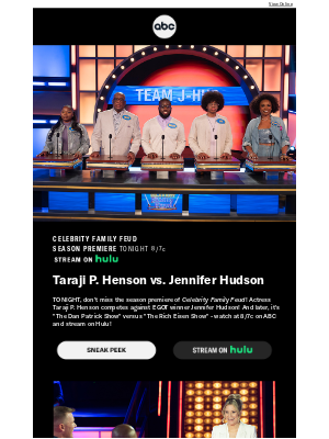 Disney World Resorts - TONIGHT: Celebrity Family Feud Premieres at 8/7c! Watch Taraji P. Henson vs. Jennifer Hudson