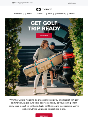 Ogio - Gear Up for the Ultimate Golf Trip