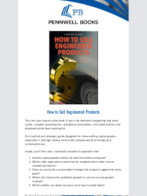 PENNWELL BOOKS - Your Competitive Advantage in Energy Sales