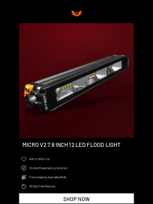 Our Micro V2 7.8 Inch 12 Led Flood Light!