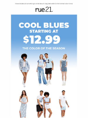 rue21 - cool blues 💙 starting at $12.99