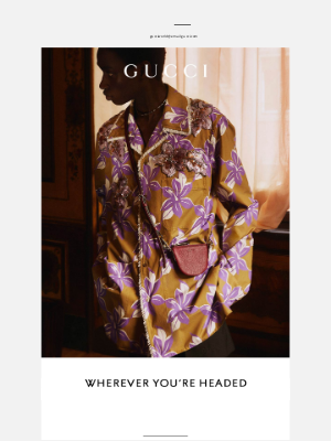Gucci (Japan) - 海辺の雰囲気を閉じ込めたプリント