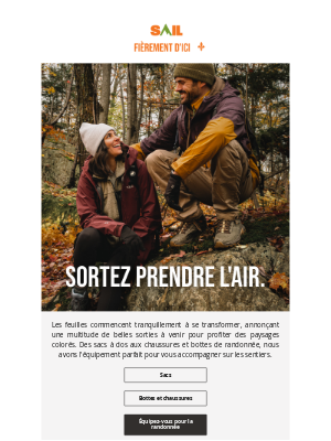 SAIL (Canada) - Randonnées colorées en vue 🍂