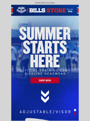 Pegula Sports and Entertainment - Summer starts here! Shop Training Camp gear NOW!