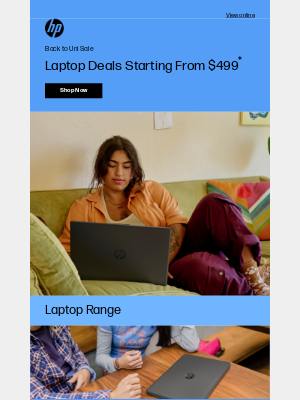 HP (Australia) - Back to Uni with HP Laptops — Starting From $499*