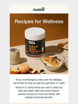 Nuzest USA - Fresh Start, Fresh Flavors: 4 Nourishing Recipes for 2025