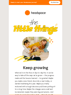 Headspace - Look how you’ve grown 👀