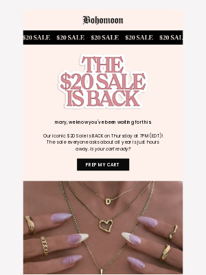Bohomoon - Get Your Carts Ready, The $20 Sale is BACK
