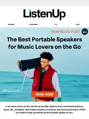 ListenUp - Discover the Best Portable Speaker For You