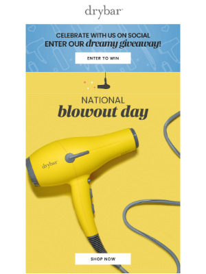 Drybar - Celebrate National Blowout Day with us 🎉