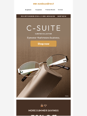 EyeBuyDirect - Stay Ahead with This C-Suite Eyewear Trend 🤎✨
