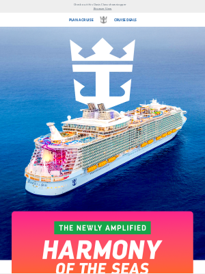 Royal Caribbean Cruises - Have you seen the BOLD upgrades on the newly amplified Harmony of the Seas? 👀