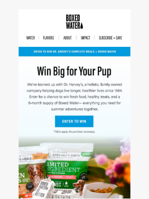 Boxed Water Is Better - Win Meals + 6 Months of Pure Hydration