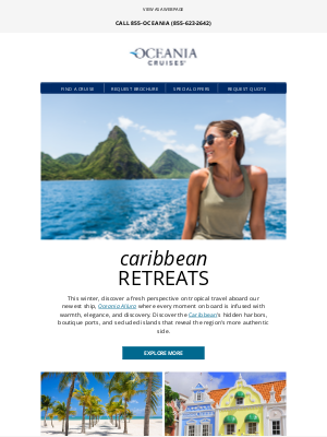 Oceania Cruises - Escape to the Caribbean in Refined Luxury
