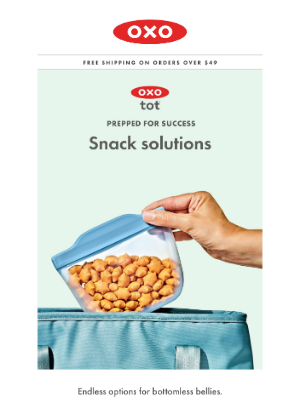 OXO - Did you pack snacks?