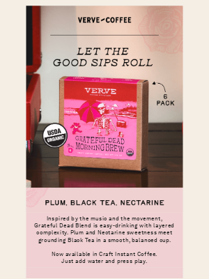 Verve Coffee Roasters - NEW Grateful Dead x Verve Craft Instant is here! 💀🌹