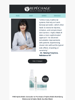Repechage - Gentle, BP-Free Skincare That Works – Discover Hydra Medic®