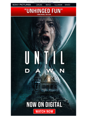 Sony Pictures Entertainment - Survival Isn't Guaranteed — Until Dawn is Now on Digital