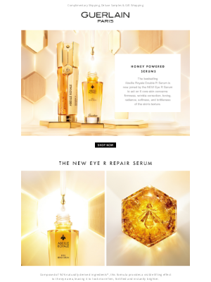 Guerlain - Treat yourself to Honey-Powered Serums