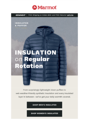 Marmot - Insulation on Regular Rotation