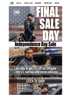 Defense Mechanisms - Closing Out Our Independence Day Sale