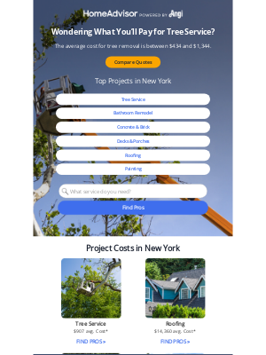 HomeAdvisor - Tree Service Costs in 00000