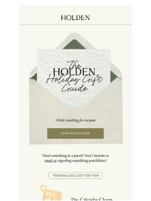 HOLDEN - still need gift ideas?