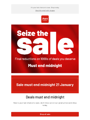 Habitat (United Kingdom) - Deals end MIDNIGHT