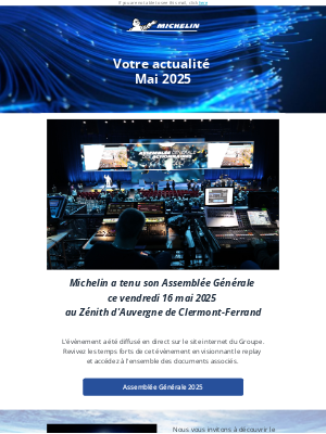 Michelin Group - Votre actualité de mai 2025