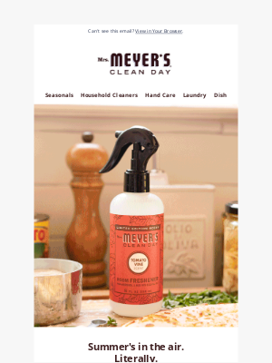 Mrs. Meyer’s Clean Day - SUMMER DROP: New Room Fresheners!