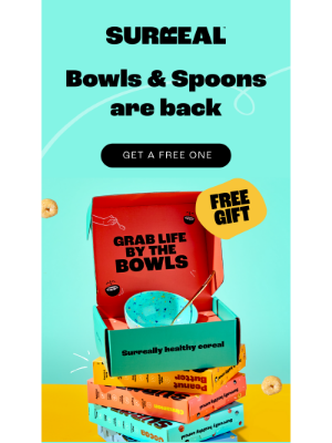 Surreal (United Kingdom) - FREE Bowl & Spoon?! 🥣