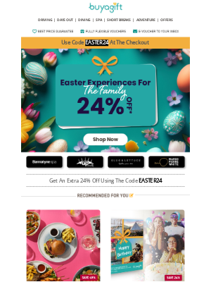Buy A Gift (United Kingdom) - 🐣 Hop Into Easter With 24% Off!