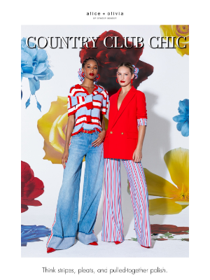 alice + olivia - Country Club Chic ⛳️