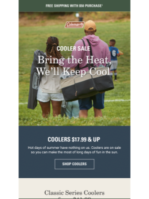 Coleman Company - Cooler Sale: $17.99 and up to Beat Summer Heat 🌞
