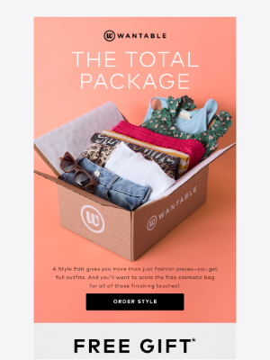 Wantable - you still have a chance to get a FREE* cosmetic case 🎁