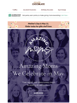 Simply Chocolate - 💐 Show Mom how amazing she is.