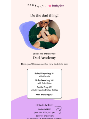 ByHeart - You’re invited to Dad Academy!