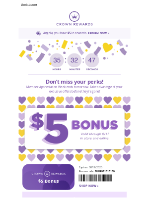 Hallmark - $5 + don’t miss Appreciation Week! ⏰