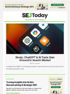 Search Engine Journal - Study: ChatGPT & AI Tools Gain Ground In Search Market