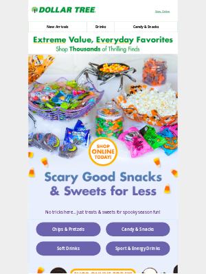 Dollar Tree - Don’t ghost these savings👻